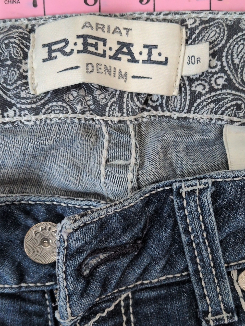 Women's Ariat 30R Mid Rise Straight
